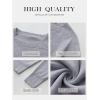 imageANRABESS Sweaters for Women Short Length Loose Fit Lightweight Long Sleeve Crewneck Knit Basic Sweater 2025 Fall OutfitsGrey