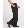 imageANRABESS Women Wide Leg Dress Pants Lightweight High Waisted Business Casual Trousers Dressy Office Work Palazzo Pants SlacksBlack