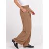 imageANRABESS Women Wide Leg Dress Pants Lightweight High Waisted Business Casual Trousers Dressy Office Work Palazzo Pants SlacksTan