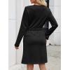 imageANRABESS Womens Long Sleeve Dress 2025 Fall Casual Elastic Waist Short Mini T Shirt Dresses with Pockets Travel OutfitsBlack