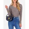 imageANRABESS Womens Long Sleeve Shirts V Neck Ribbed Knit Slim Fit Lightweight Sweater 2025 Fall Dressy Casual Travel Work TopsCool Ash Brown
