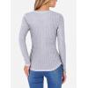 imageANRABESS Womens Long Sleeve Shirts V Neck Ribbed Knit Slim Fit Lightweight Sweater 2025 Fall Dressy Casual Travel Work TopsGrey