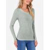 imageANRABESS Womens Long Sleeve Shirts V Neck Ribbed Knit Slim Fit Lightweight Sweater 2025 Fall Dressy Casual Travel Work TopsLight Green