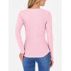 imageANRABESS Womens Long Sleeve Shirts V Neck Ribbed Knit Slim Fit Lightweight Sweater 2025 Fall Dressy Casual Travel Work TopsPink