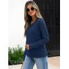 imageANRABESS Womens Long Sleeve Sweaters Wool Blend Crew Neck Hollow Out Business Casual Work Tops 2025 Fall OutfitsDark Teal