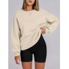 imageANRABESS Womens Oversized Sweatshirts Hoodies Crewneck Fleece Pullover Sweaters 2025 Fall Outfits Teen Girls Winter ClothesApricot