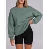 imageANRABESS Womens Oversized Sweatshirts Hoodies Crewneck Fleece Pullover Sweaters 2025 Fall Outfits Teen Girls Winter ClothesLightgreen