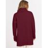 imageANRABESS Womens Oversized Turtleneck Sweaters Casual Fall Long Sleeve Knit Spilt Hem Tunic Pullover Tops 2025 Winter OutfitsBerry Red