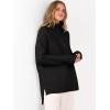 imageANRABESS Womens Oversized Turtleneck Sweaters Casual Fall Long Sleeve Knit Spilt Hem Tunic Pullover Tops 2025 Winter OutfitsBlack