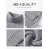 imageANRABESS Womens Oversized Turtleneck Sweaters Casual Fall Long Sleeve Knit Spilt Hem Tunic Pullover Tops 2025 Winter OutfitsGrey