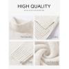 imageANRABESS Womens Oversized Turtleneck Sweaters Casual Fall Long Sleeve Knit Spilt Hem Tunic Pullover Tops 2025 Winter OutfitsWhite