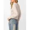 imageANRABESS Womens Turtleneck Long Sleeve Lightweight Casual Fall Sweaters 2025Almond