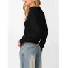 imageANRABESS Womens Turtleneck Long Sleeve Lightweight Casual Fall Sweaters 2025Black