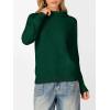 imageANRABESS Womens Turtleneck Long Sleeve Lightweight Casual Fall Sweaters 2025Forest Green