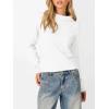 imageANRABESS Womens Turtleneck Long Sleeve Lightweight Casual Fall Sweaters 2025White