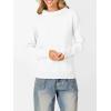 imageANRABESS Womens Turtleneck Long Sleeve Lightweight Casual Fall Sweaters 2025White