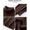 imageANRABESS Womens Turtleneck Sweaters Long Sleeve Oversized Chunky Knit High Low Hem Pullover Sweater Top 2025 Fall OutfitsChocola