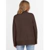 imageANRABESS Womens Turtleneck Sweaters Long Sleeve Oversized Chunky Knit High Low Hem Pullover Sweater Top 2025 Fall OutfitsChocola