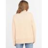 imageANRABESS Womens Turtleneck Sweaters Long Sleeve Oversized Chunky Knit High Low Hem Pullover Sweater Top 2025 Fall OutfitsParchment