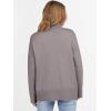 imageANRABESS Womens Turtleneck Sweaters Long Sleeve Oversized Chunky Knit High Low Hem Pullover Sweater Top 2025 Fall OutfitsPurple Taupe
