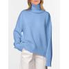 imageANRABESS Womens Turtleneck Sweaters Long Sleeve Oversized Chunky Knit High Low Hem Pullover Sweater Top 2025 Fall OutfitsSky