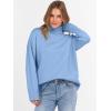imageANRABESS Womens Turtleneck Sweaters Long Sleeve Oversized Chunky Knit High Low Hem Pullover Sweater Top 2025 Fall OutfitsSky