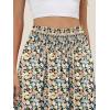 imageANRABESS Womens Maxi Skirts Summer Boho Floral High Waisted Flowy Swing Pleated Beach Long Skirt with PocketsFloral Orange Yellow