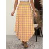 imageANRABESS Womens Maxi Skirts Summer Boho Floral High Waisted Flowy Swing Pleated Beach Long Skirt with PocketsFloral Yellow Purple