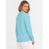 imageANRABESS Womens Polo V Neck Long Sleeve Sweaters Lightweight Dressy Casual Business Basic Knit Pullover Top 2025 Fall OutfitsLight Blue