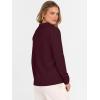 imageANRABESS Womens Polo V Neck Long Sleeve Sweaters Lightweight Dressy Casual Business Basic Knit Pullover Top 2025 Fall OutfitsRed