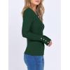 imageANRABESS Long Sleeve Shirts for Women Thermal Crewneck Basic Fleece Top Casual TShirts 2025 Fall Winter Warm UndershirtsForest Green