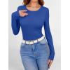 imageANRABESS Women Long Sleeve Shirts Builtin Bra Crewneck Rib Knit Slim Fit Basic Tee Tops 2025 Fall Casual TShirt Base LayerBlue