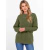 imageANRABESS Women Oversized Chunky Cable Knitted Vintage Sweater 2025 Fall Winter OutfitsArmy Green