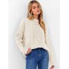 imageANRABESS Women Oversized Chunky Cable Knitted Vintage Sweater 2025 Fall Winter OutfitsBeige
