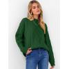 imageANRABESS Women Oversized Chunky Cable Knitted Vintage Sweater 2025 Fall Winter OutfitsGreen