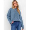 imageANRABESS Women Oversized Chunky Cable Knitted Vintage Sweater 2025 Fall Winter OutfitsGrey Blue