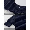 imageANRABESS Women Oversized Chunky Cable Knitted Vintage Sweater 2025 Fall Winter OutfitsNavy Blue