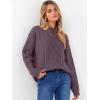 imageANRABESS Women Oversized Chunky Cable Knitted Vintage Sweater 2025 Fall Winter OutfitsPurple