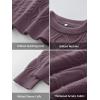 imageANRABESS Women Oversized Chunky Cable Knitted Vintage Sweater 2025 Fall Winter OutfitsPurple