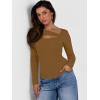 imageANRABESS Womens Cutout Tops Trendy Sexy Long Sleeve Shirts Ribbed Slim Fit Tee 2025 Fall Fashion Going Out Tshirts ClothesLight Brown