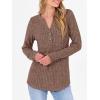 imageANRABESS Womens Long Sleeve Henley Shirts 2025 Fall Tunic Tops Ribbed Knit Lightweight Sweaters Dressy Casual Blouse OutfitsBrown
