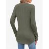 imageANRABESS Womens Long Sleeve Henley Shirts 2025 Fall Tunic Tops Ribbed Knit Lightweight Sweaters Dressy Casual Blouse OutfitsDeep Green