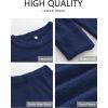 imageANRABESS 2 Piece Sets for Women Fall Fuzzy Fleece Pajama Sweater Knit Top Wide Leg Pants Loungewear 2025 Winter Cozy OutfitsNavy Blue