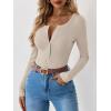 imageANRABESS Long Sleeve Shirts for Women Henley Button Down Tops Ribbed Knit Slim Fit Fall Basic Tee 2025 Casual Trendy ClothesBeige