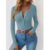 imageANRABESS Long Sleeve Shirts for Women Henley Button Down Tops Ribbed Knit Slim Fit Fall Basic Tee 2025 Casual Trendy ClothesLight Blue