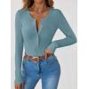 imageANRABESS Long Sleeve Shirts for Women Henley Button Down Tops Ribbed Knit Slim Fit Fall Basic Tee 2025 Casual Trendy ClothesLight Blue