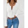 imageANRABESS Long Sleeve Shirts for Women Henley Button Down Tops Ribbed Knit Slim Fit Fall Basic Tee 2025 Casual Trendy ClothesWhite