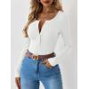 imageANRABESS Long Sleeve Shirts for Women Henley Button Down Tops Ribbed Knit Slim Fit Fall Basic Tee 2025 Casual Trendy ClothesWhite