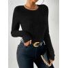 imageANRABESS Long Sleeve Shirts for Women Ribbed Knit Tshirt Slim Fit Crewneck Basic Tee Top 2025 Fall Casual Work Trendy ClothesBlack