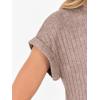 imageANRABESS Lounge Sets For Women Fall Ribbed Knit 2 Piece Pajama Sets Casual Short Sleeve Top and Long Pants Matching OutfitsTan Khaki